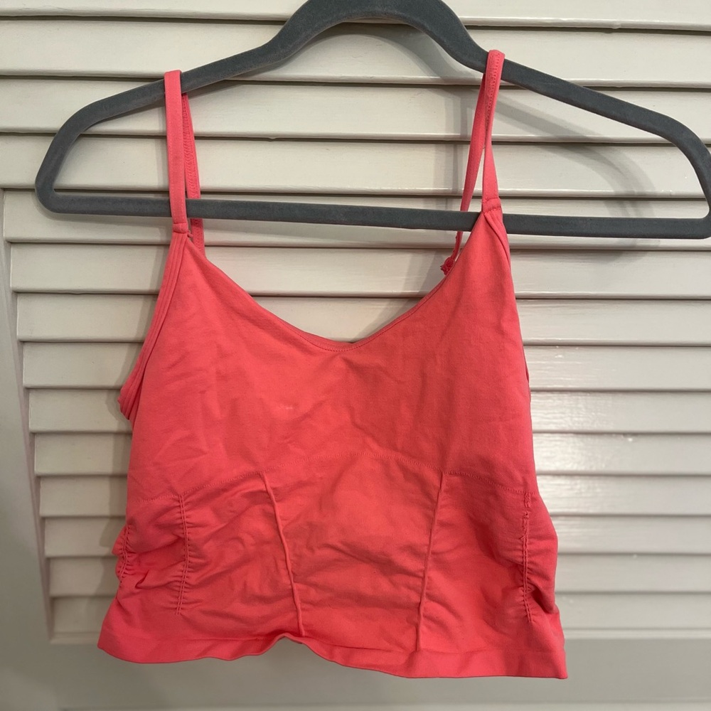 Good Karma Ruched Crop Tank
